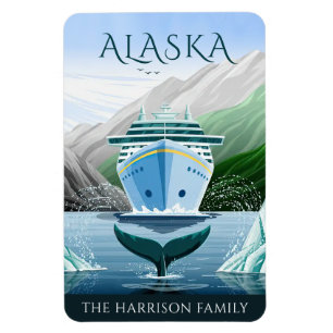 Alaska-Kreuzfahrtschiff-Kabinenmagnet Magnet