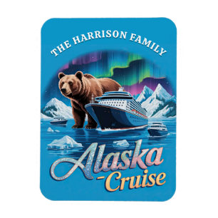 Alaska-Kreuzfahrtschiff-Kabinenmagnet Magnet