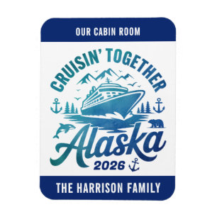 Alaska-Kreuzfahrtschiff-Kabinenmagnet Magnet