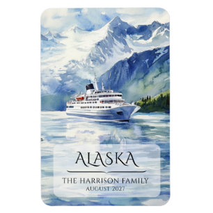 Alaska-Kreuzfahrtschiff-Kabinenmagnet Magnet