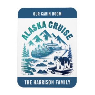 Alaska-Kreuzfahrtschiff-Kabinenmagnet Magnet