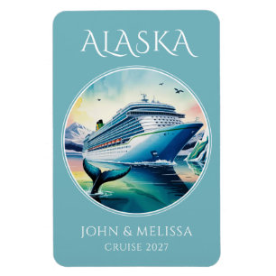 Alaska-Kreuzfahrtschiff-Kabinenmagnet Magnet