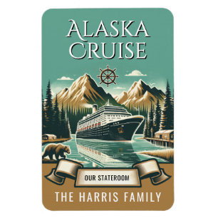 Alaska-Kreuzfahrtschiff-Kabinenmagnet Magnet