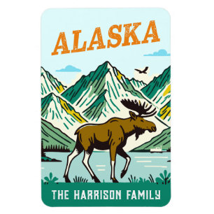 Alaska-Kreuzfahrtschiff-Kabinenmagnet Magnet