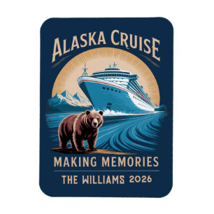 Alaska-Kreuzfahrtschiff-Kabinenmagnet Magnet