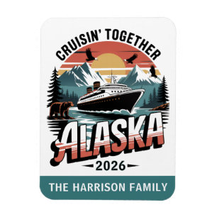 Alaska-Kreuzfahrtschiff-Kabinenmagnet Magnet
