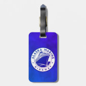 Alaska-Kreuzschiff-Fähren-Marinelandstraße Gepäckanhänger (Rückseite vertikal)