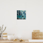 Alaska-Küstenwildlife Poster (Küche)