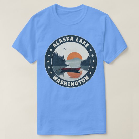 Alaska Lake Washington Sunset TShirt (Design vorne)