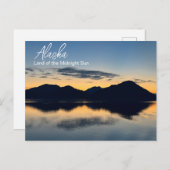 Alaska - Land der Mitternachtssonne Postkarte (Vorne/Hinten)