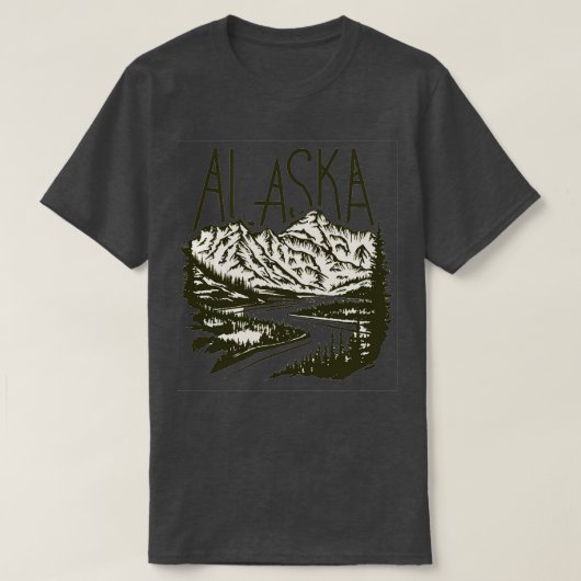 Alaska Landscape TShirt 1 (Design vorne)