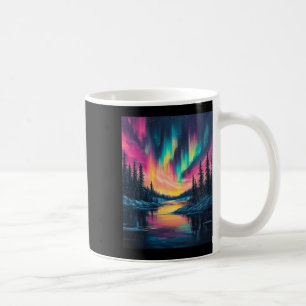 Alaska-Landschaft Aurora Borealis Nordlichter V Kaffeetasse