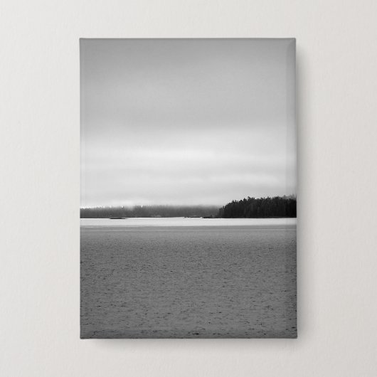 Alaska-Landschaft Button (Vorderseite)