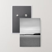 Alaska-Landschaft Button (Vorderseite/Rückseite)