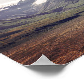 Alaska Landschaft - Dunkel | Poster (Ecke)