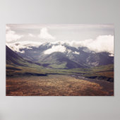 Alaska Landschaft - Dunkel | Poster (Vorne)