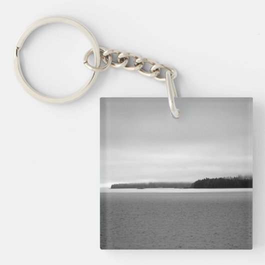 Alaska-Landschaft Schlüsselanhänger (Vorderseite)