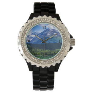 Alaska Landschaftlich Byway Mountain Armbanduhr