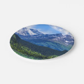 Alaska Landschaftlich Byway Mountain Pappteller (Schrägansicht)