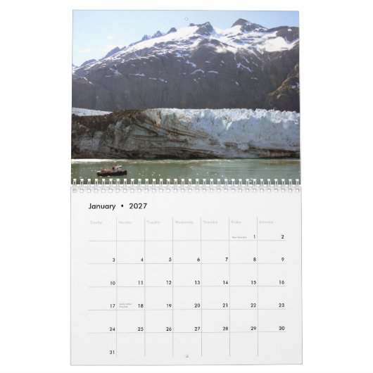 Alaska-Landschafts-Kalender Kalender (Jan 2027)