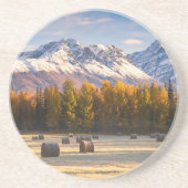 Alaska-Landwirtschaft Getränkeuntersetzer (Vorne)