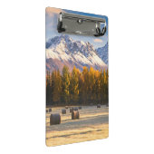 Alaska-Landwirtschaft Mini Klemmbrett (Schrägansicht)