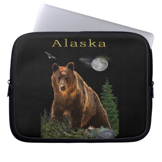Alaska Laptopschutzhülle (Vorderseite)