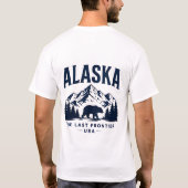 Alaska Last Frontier Abenteuer T-Shirt (Rückseite)