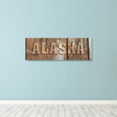 Alaska-Leinwand Leinwanddruck (Insitu (Holzboden))