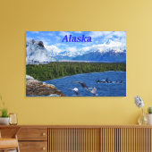 Alaska Leinwanddruck (Insitu (Wohnzimmer))