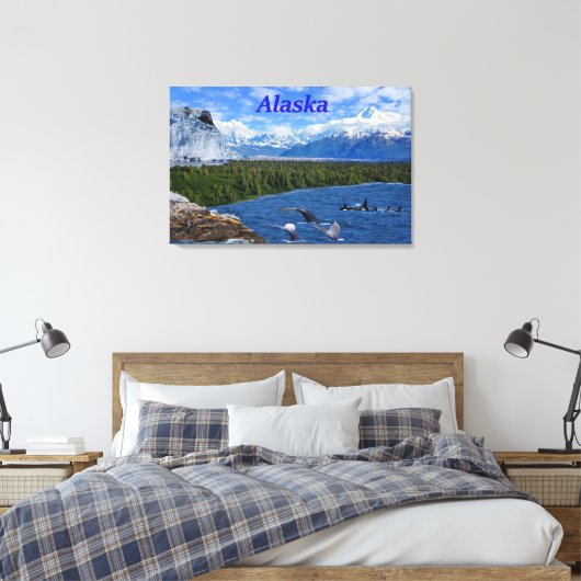 Alaska Leinwanddruck (Insitu (Schlafzimmer))