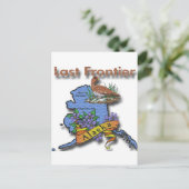 Alaska Letzte Frontier-Blume Postkarte (Stehend Vorderseite)