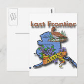 Alaska Letzte Frontier-Blume Postkarte (Vorne/Hinten)