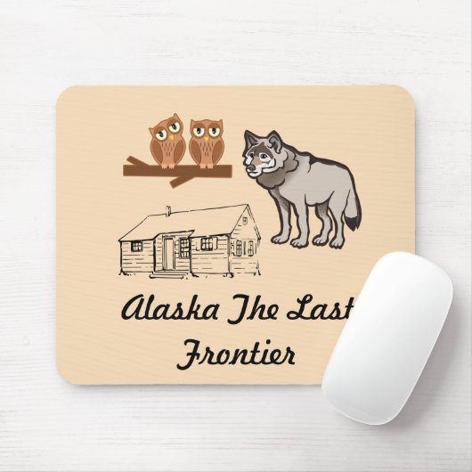 Alaska letzte Grenze Mousepad (Mit Mouse)