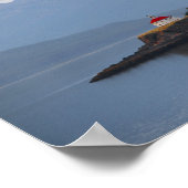 Alaska, Leuchtturm, Fotografie, Ozean, Poster (Ecke)