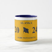Alaska License Plate Tasse (Zentrum)