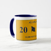Alaska License Plate Tasse (Vorderseite Links)