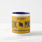 Alaska License Plate Tasse (Zentrum)