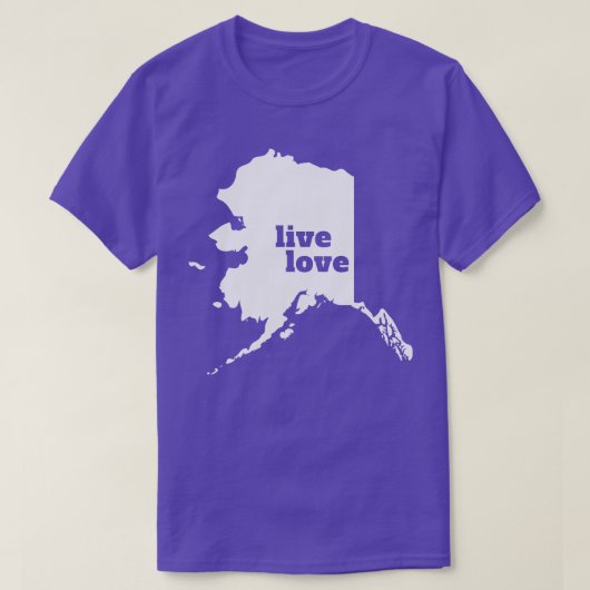 Alaska Live Liebe Alaska T-Shirt (Design vorne)