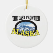 Alaska-Logokunst Keramik Ornament (Vorne)