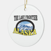 Alaska-Logokunst Keramik Ornament (Links)