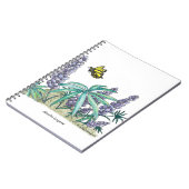 Alaska Lupine Watercolor Notizblock (Linke Seite)