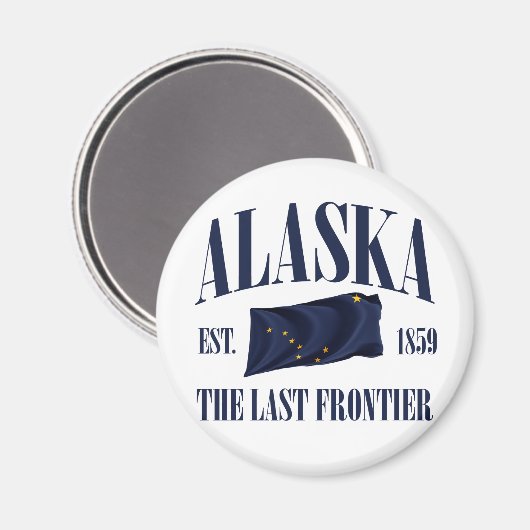 Alaska Magnet (Vorderseite/Rückseite)