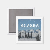 ALASKA MAGNET (Vorderseite/Rückseite)