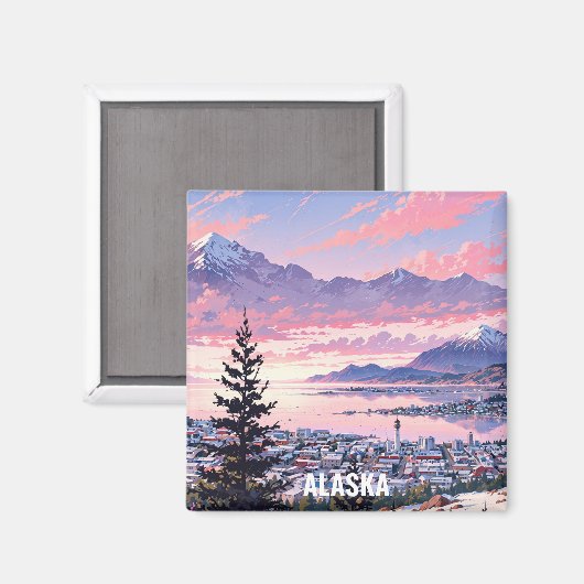Alaska Magnet (Vorderseite/Rückseite)