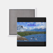 Alaska Magnet (Vorderseite/Rückseite)