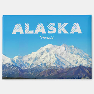 Alaska Magnet Souvenir Geschenk Denali Berg