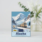 Alaska Majestic Fusion: Kunst Postkarte (Stehend Vorderseite)