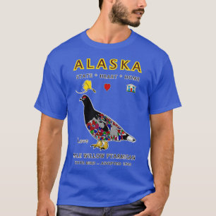 Alaska Male Willow Ptarmigan Liebe Valentinstag S T-Shirt