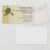 Alaska Map Business Card Visitenkarte (Vorne/Hinten)
